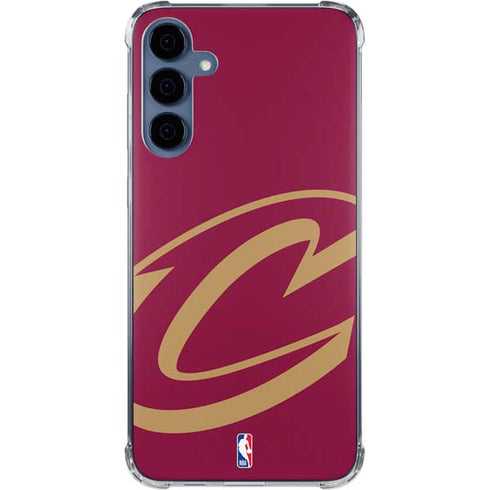 NBA Cleveland Cavaliers Large Logo Galaxy A35 5G Clear Case